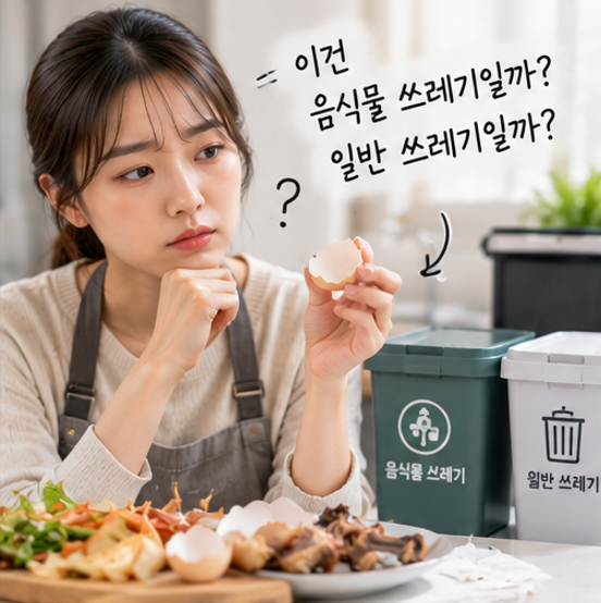 음식물쓰레기 아닌 것 뭐가 있을까? 달걀껍데기부터 양파껍질까지 헷갈리는 것 정리