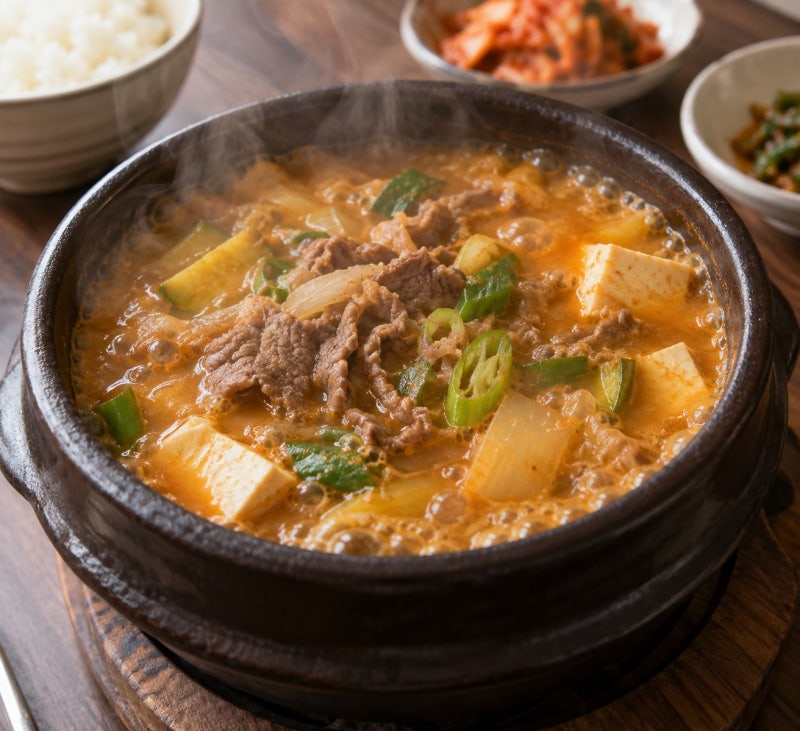 차돌된장찌개 끓이는법과 차돌된장찌개 레시피 된장 비율까지