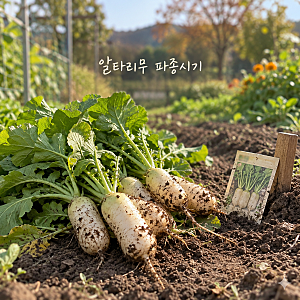 알타리무 파종시기 중부와 남부는 얼마나 다를까요