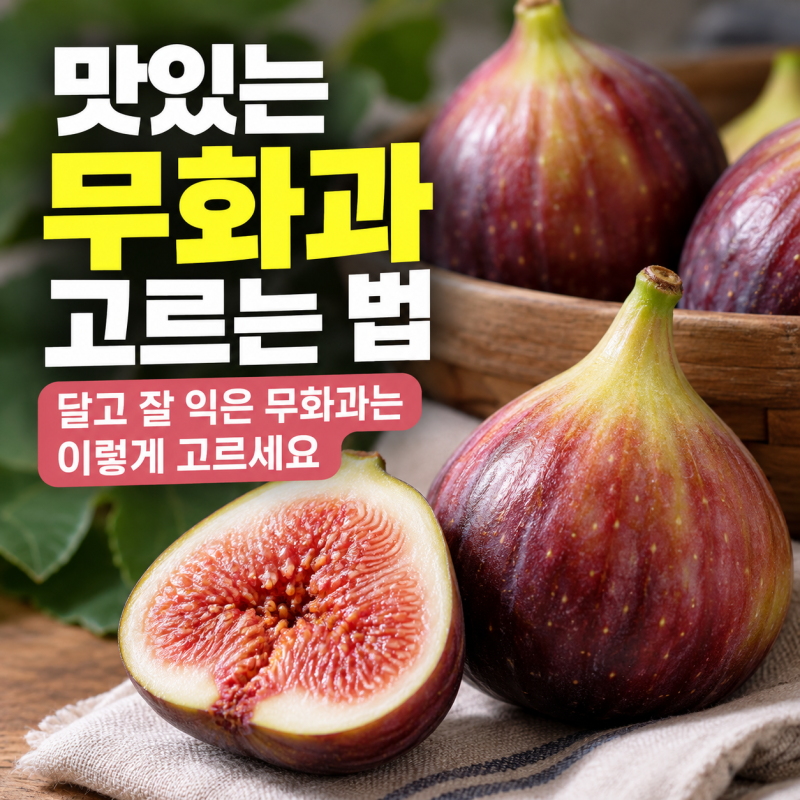 맛있는 무화과 고르는 법, 달고 잘 익은 무화과는 이렇게 고르세요