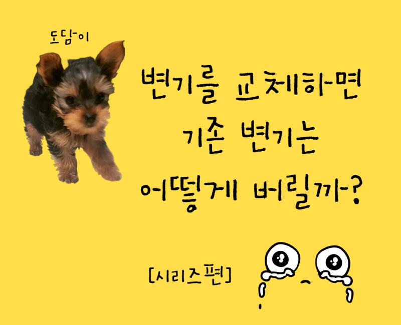 변기를 교체하면 기존 변기는 어떻게 버릴까? 깨뜨려서 종량제봉투에 넣어도 될까?