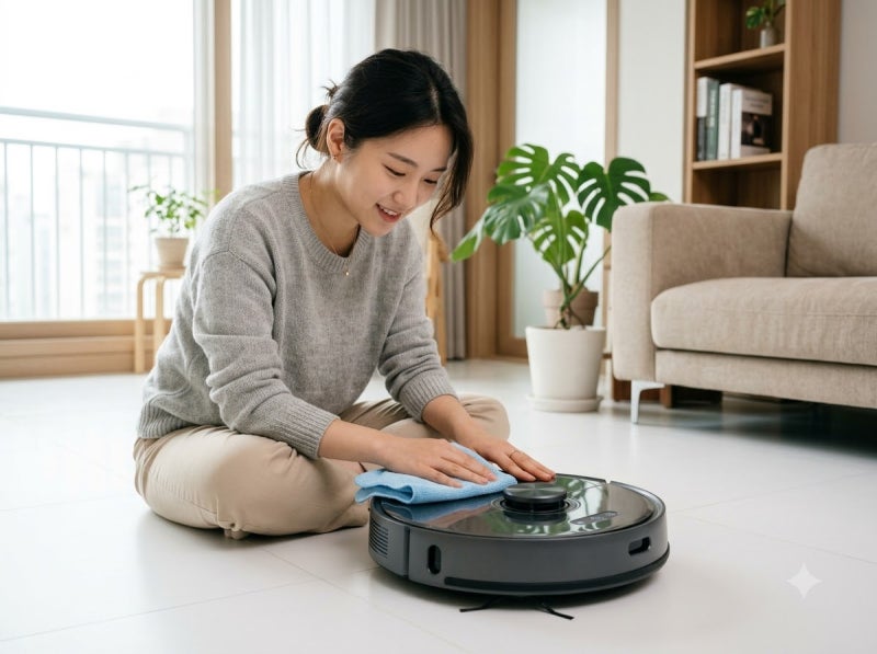 로봇청소기 센서 청소 방법 매핑 오류까지 해결하는 순서