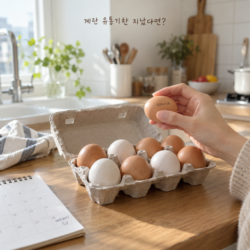 계란 유통기한 지났을 때 먹어도 되는지 확인하는 법