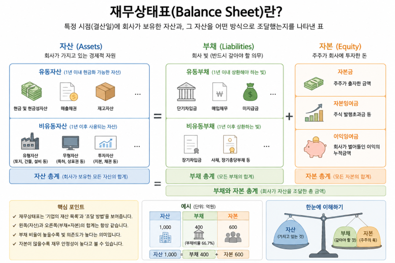 재무상태표 알아보기 Ⅱ