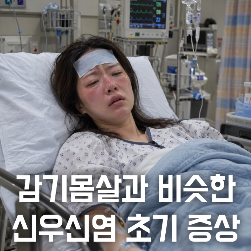 "감기몸살인 줄 알았는데" 응급실에서 신우신염이라고 했어요