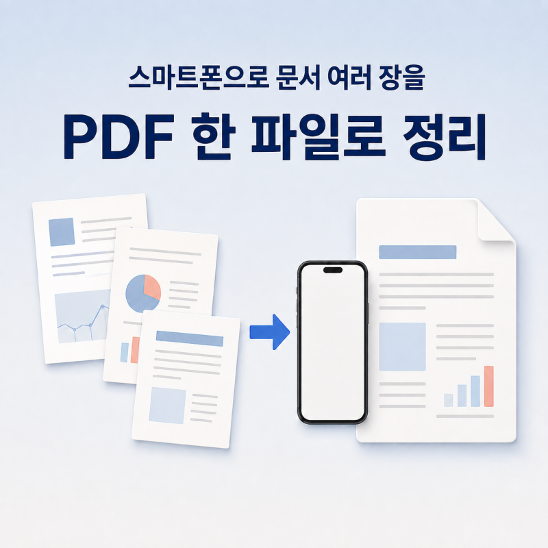 안드로이드 스마트폰 문서 스캔부터 PDF 저장·공유까지 차근차근
