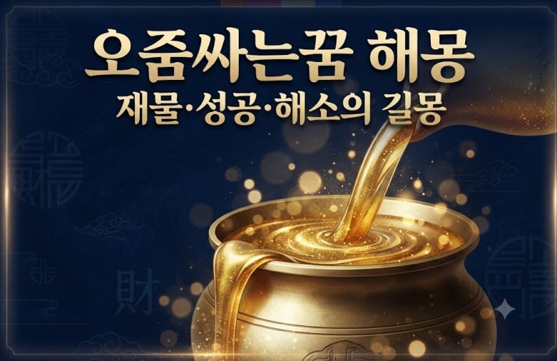 오줌싸는꿈 해몽