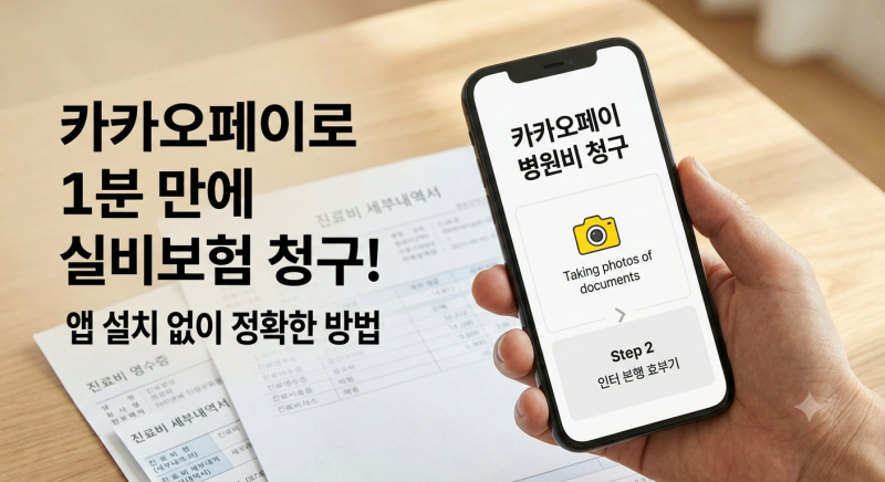 모든 보험사 공통! 앱 설치 없이 카톡으로 1분 만에 실비보험 청구하는 법