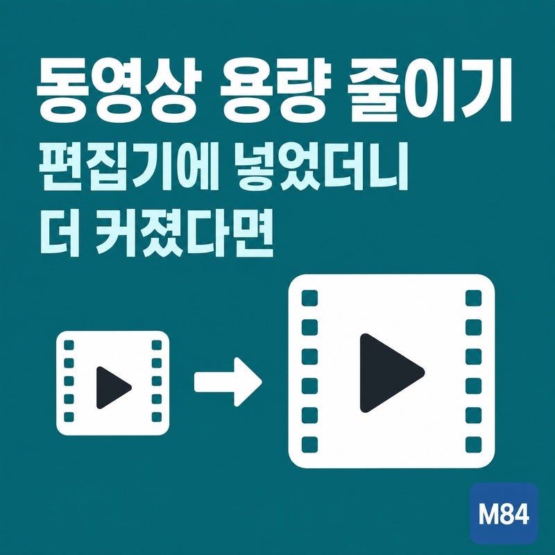 동영상 용량 줄이기, 편집기에 넣었더니 원본보다 커졌다면 — 무료 프로그램과 아이폰 설정