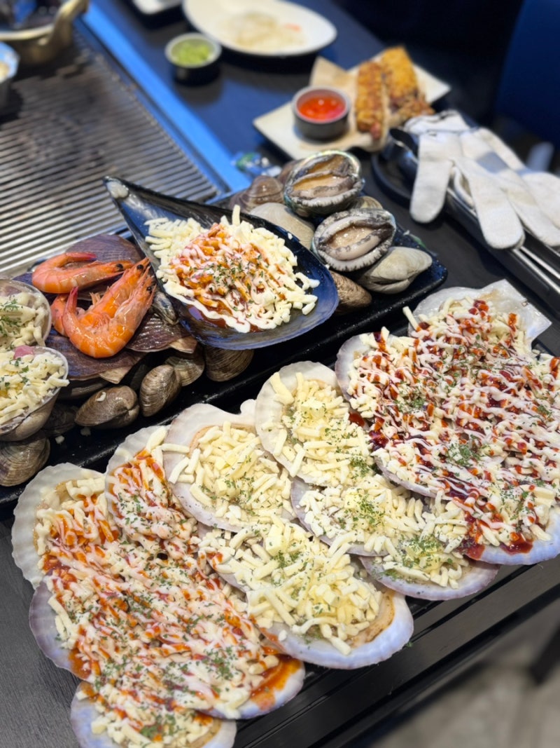 을왕리 조개구이 맛집 마레 회조개구이｜바다뷰 보면서 푸짐하게 먹고 온 후기