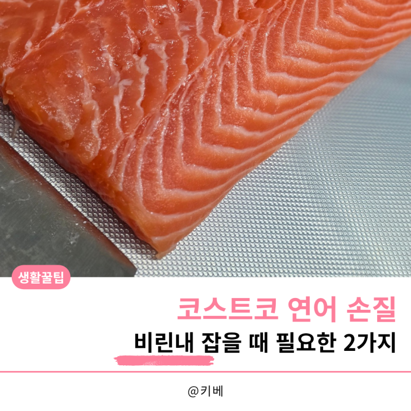 코스트코 연어 손질 비린내 잡을 때 필요한 2가지