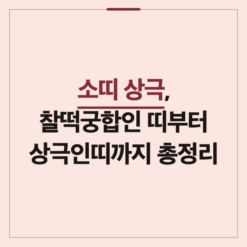 소띠 상극, 찰떡궁합인 띠부터 상극인띠까지 총정리