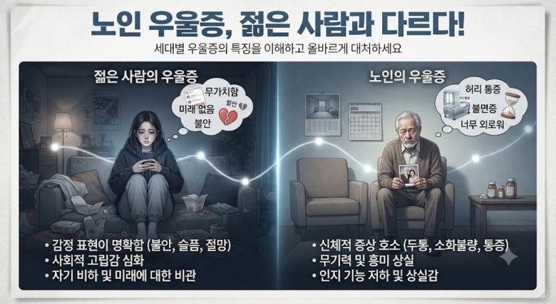 노인 우울증 증상