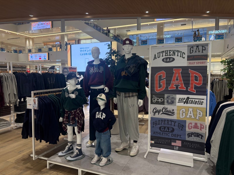 후쿠오카 GAP 쇼핑 후기｜40% 할인, 라라포트 팝업·캐널시티 갭