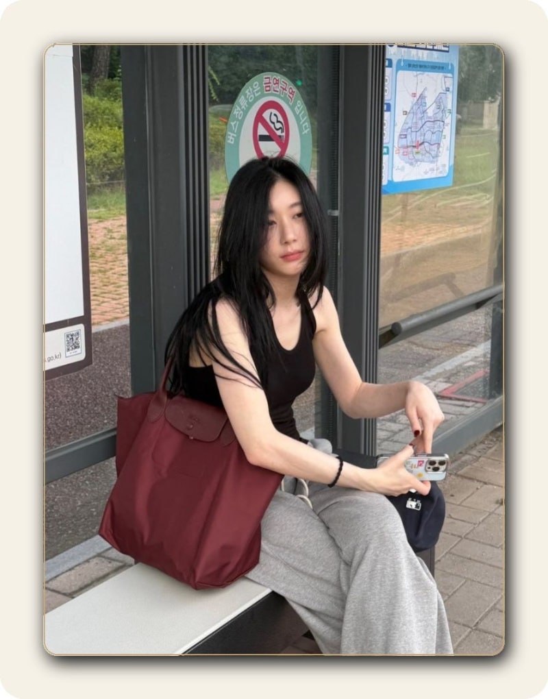 있지 채령 롱샴 가방, 20만원대 가격 총정리