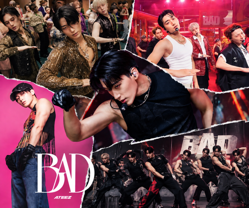 요즘 난리 났다는 에이티즈 BAD 챌린지 최산 해외까지 싹쓰리 누나들 심장을 달구고 있다