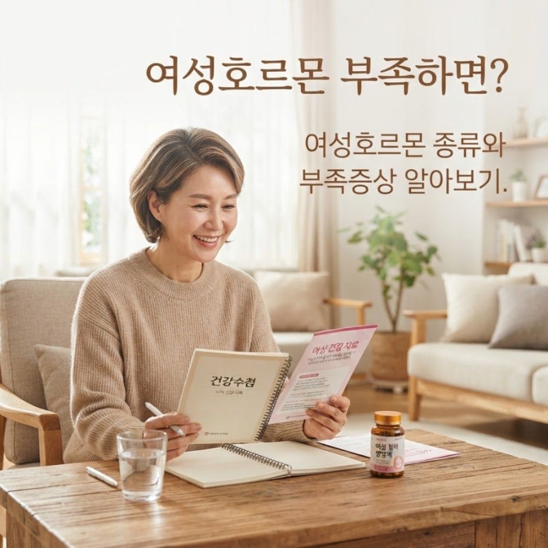 여성호르몬 부족하면? 여성호르몬 종류와 부족증상 알아보기