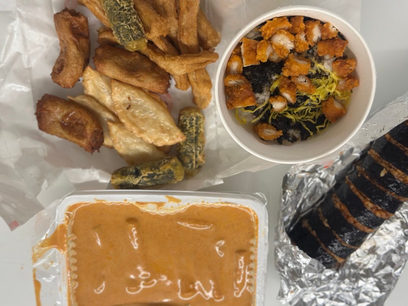 신전떡볶이 로제떡볶이 중간맛 맵기 메뉴 가격 신전김밥 후기