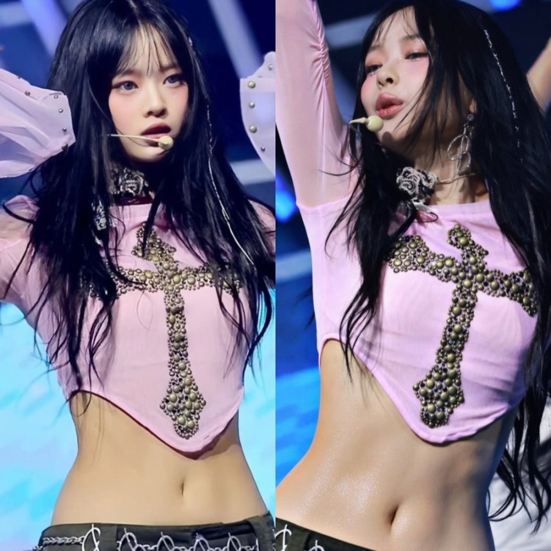 “귀여운 하니만 기억했다면...” 뉴진스 하니, 무대 패션스타일은 달랐다