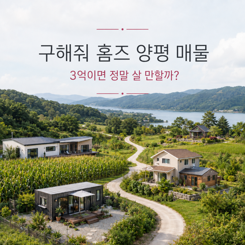 8평 집과 120평 정원, 3억이면 살까요: 양평편세컨드하우스의 로망보다 먼저 생....