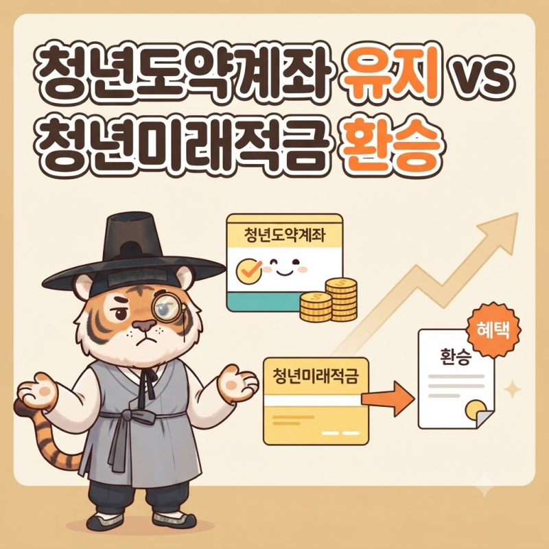 "청년도약계좌 2년 넘었다구요? 당장 청년미래적금 전환 멈추세요!!" 청년미래적금 만기 시 ....