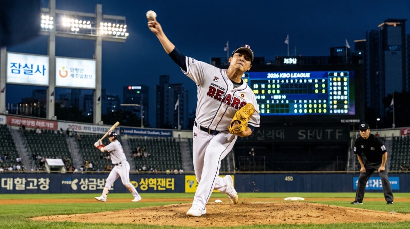 곽빈 드디어 10승! 159.1km 찍고 투수 3관왕까지 보인다…국대 1선발의 완벽한 부활