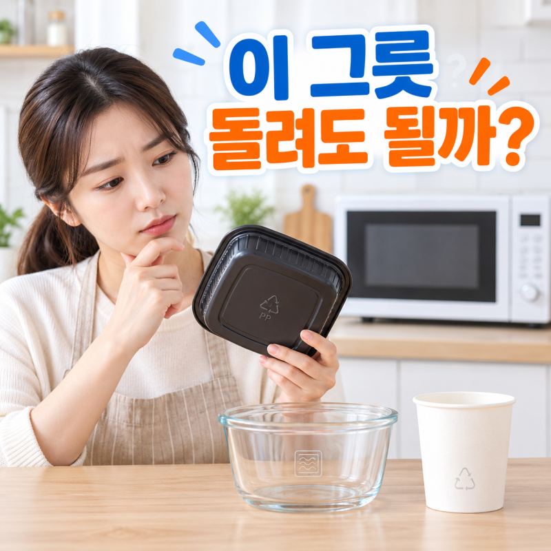 전자레인지에 넣으면 안 되는 그릇과 용기, 헷갈리는 재질 어떻게 구분할까? (+전자레인지용....