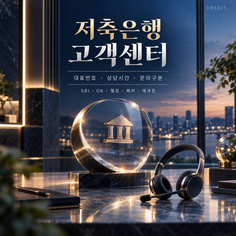 저축은행 고객센터 전화번호｜SBI·OK·웰컴·페퍼·애큐온 상담시간