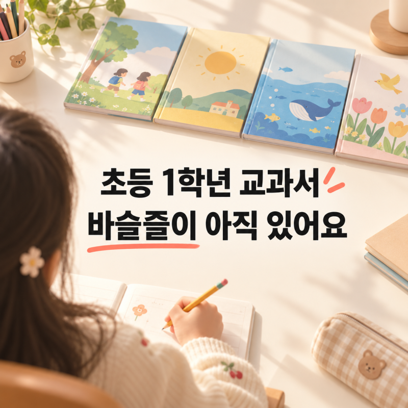 초등 1학년 교과서 2022 개정 교육과정, 알고 보니 바슬즐이 남아 있던 사연