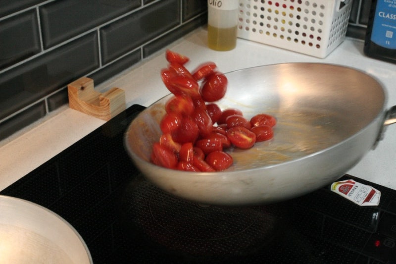 방울토마토 뽀모도로 파스타