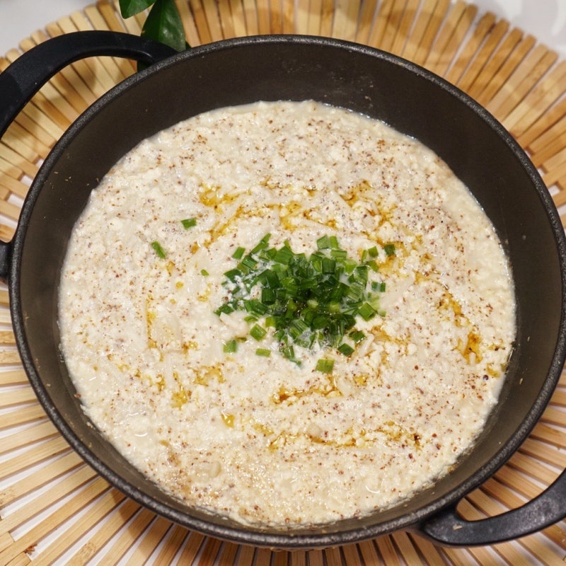 10분이면 완성! 단백질 폭탄 환절기 건강식 두부버섯들깨탕 레시피