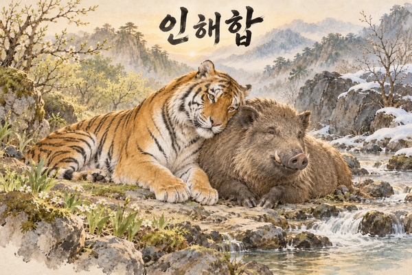 지지육합, 인해합(寅亥合) 나를 도와주는 궁합