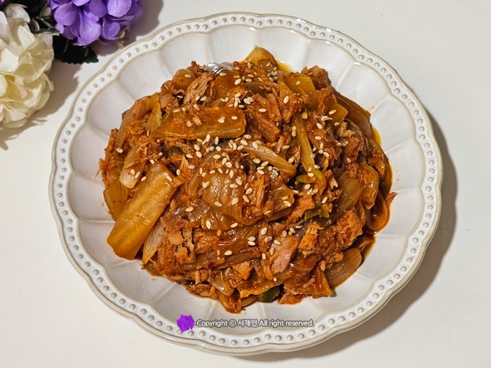 신김치참치볶음 만드는법 너무신김치 맛 잡는법 활용요리♪