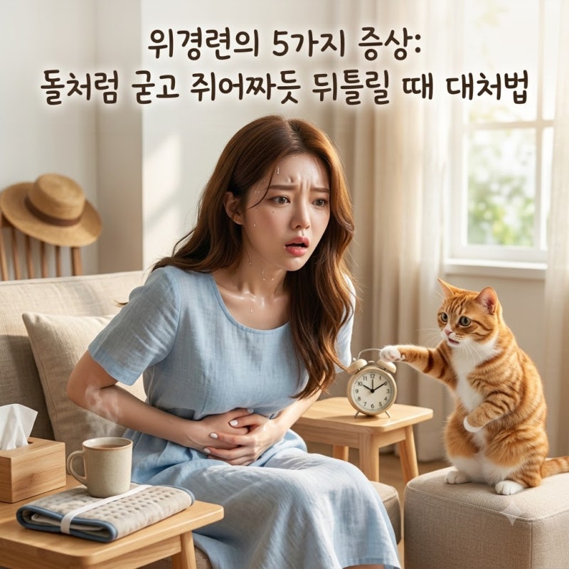 위장이 돌처럼 굳고 쥐어짜듯 뒤틀릴 때 대처하는 위경련 증상 5가지