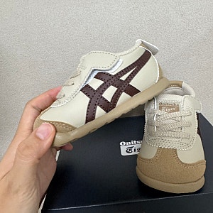 사이즈 고민된다면? 오니츠카타이거 멕시코 66 키즈 다크브라운 130 후기