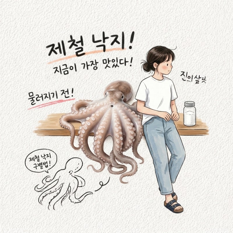낙지 제철 나오는 시기 고르는법 손질 씻는법 밀가루 데치는법 먹는법 보관법 냉동