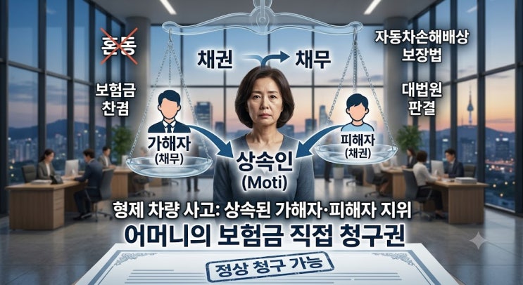 [자동차보험 판례] 형제 탄 차량 사고로 모두 사망… 어머니는 보험금 청구 가능할까?