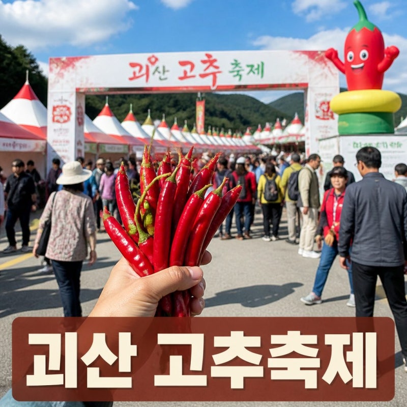 2026 괴산 고추축제 일정 고추 가격부터 오늘 볼거리 까지
