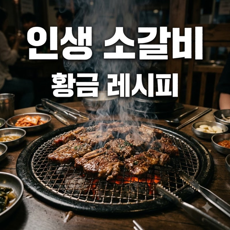 "고깃집 사장님도 놀란.." 30분 만에 끝내는 소갈비살양념레시피 황금비율