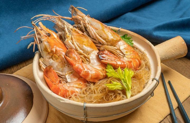 태국요리 30편｜꿍옵운센(Goong Ob Woon Sen), 새우와 당면을 향긋하게 익혀 먹는 태국식 해산물 ....