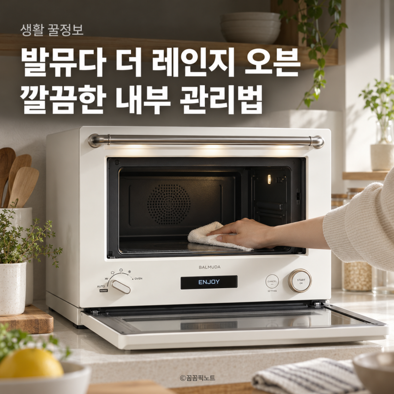 발뮤다 더 레인지 발뮤다오븐 청소와 냄새 관리법