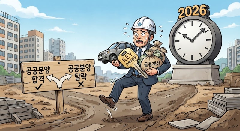 공공분양 자산심사에서 탈락을 가르는 자동차·전세보증금·금융재산 계산법 2026