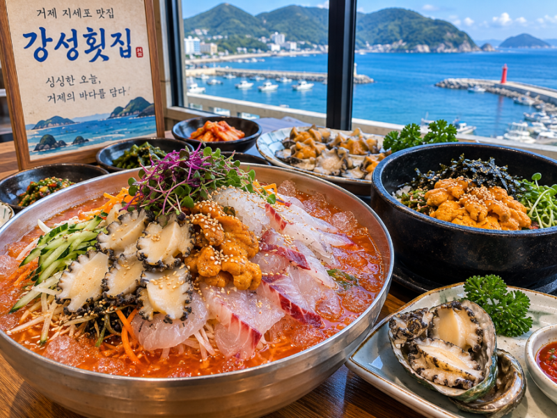 거제도 맛집 추천 BEST 7｜현지인도 찾는 거제 찐맛집, 물회·게장·국밥·해물까지