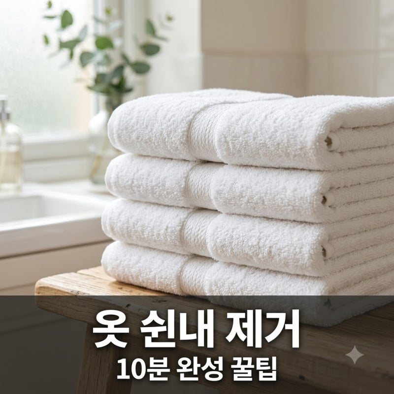 "세탁기 다시 돌려도 똑같다면?" 10분 만에 옷쉰내제거 성공한 의외의 꿀팁