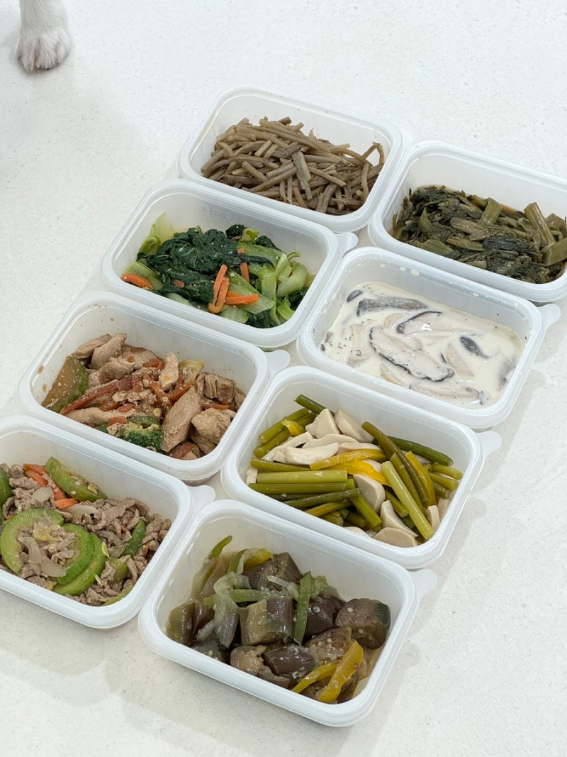 드림찬 당뇨 저염식반찬 신장관리 KID식단 8가지 반찬 후기