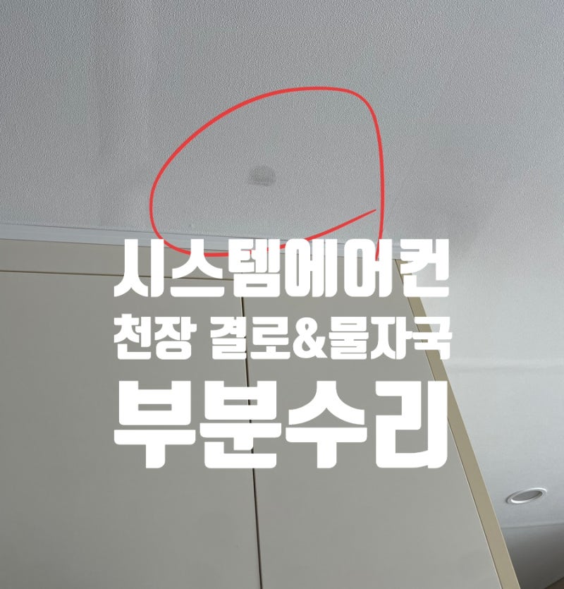 시스템에어컨 천장 결로 해결 과정! 천장 물자국, 배관 단열재 문제 해결은? (feat. 다니엘홈케....