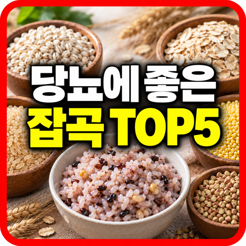당뇨에 좋은 잡곡 5가지 “밥상에 꼭 올라가야 하는”