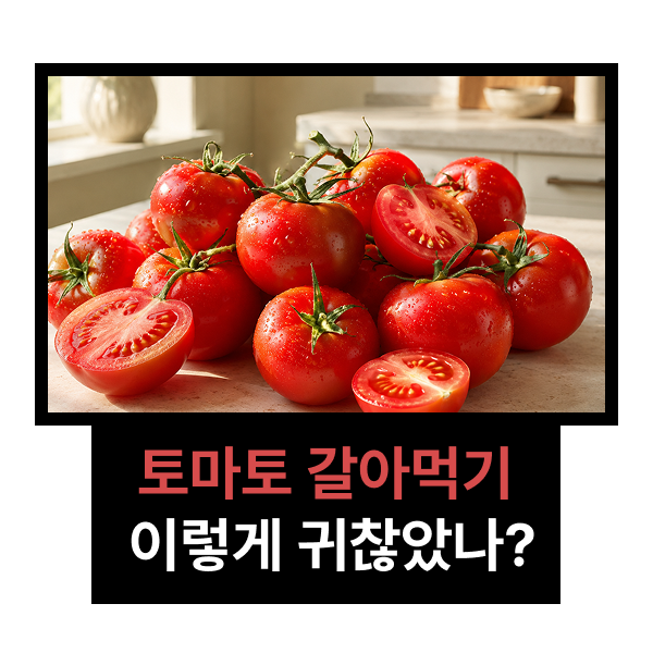 토마토 갈아먹기 귀찮다면? 껍질 벗길 필요 없는 NFC 토마토즙 추천