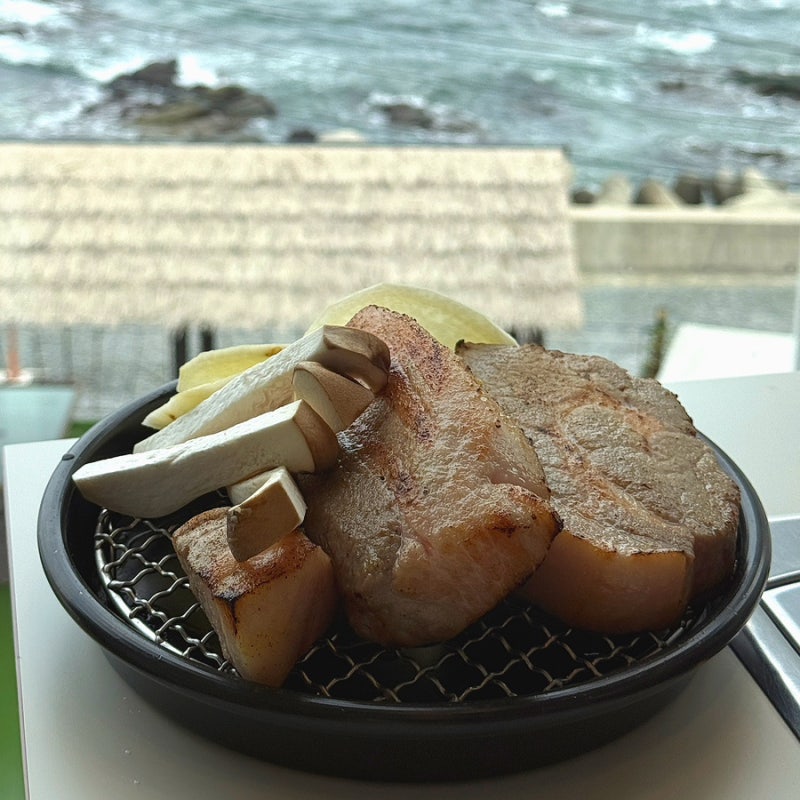 [포트] 부산 송정맛집 바다 보며 먹는 돼지고기 애견동반 고기집
