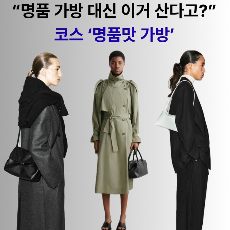 “명품 가방 대신 이거 산다고..?” 품절대란 COS 코스 명품맛 가방 추천